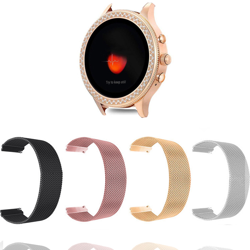 Fossil Watches Smartwatch Gen 3 - 18 مللي متر Milanese حلقة حزام
