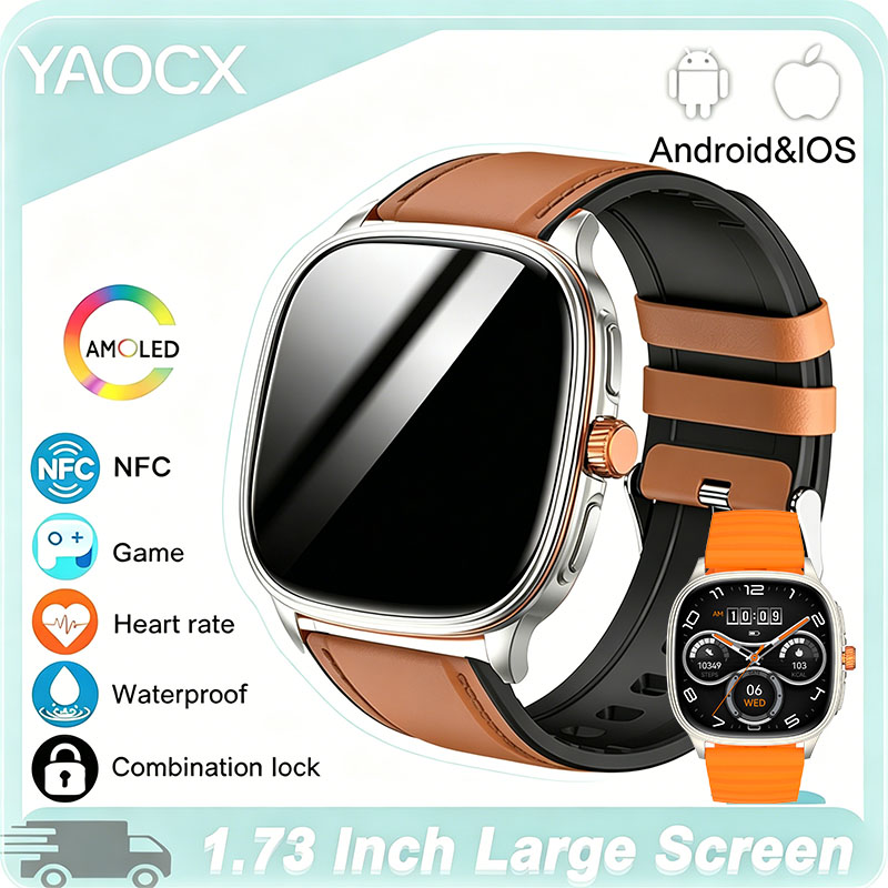 Smartwatch Sports Watches For Women - ساعة ذكية YAOCX HK73 AMOLED للرجال