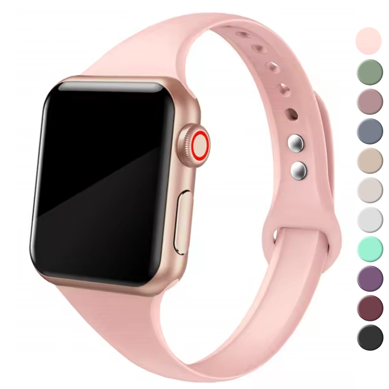 Smartwatch Slim Watches For Men - حزام نحيف لساعة أبل 44 مللي