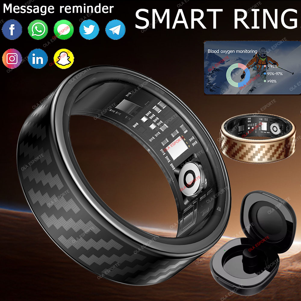 Smartwatch Health Watches For Men - أحدث خاتم ذكي للاتصال وإشعارات الرسائل