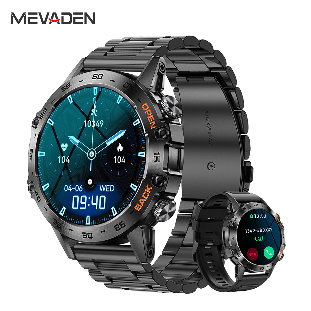 Smartwatch Health Watches For Men - ساعة ذكية فاخرة للرجال من MEVADEN