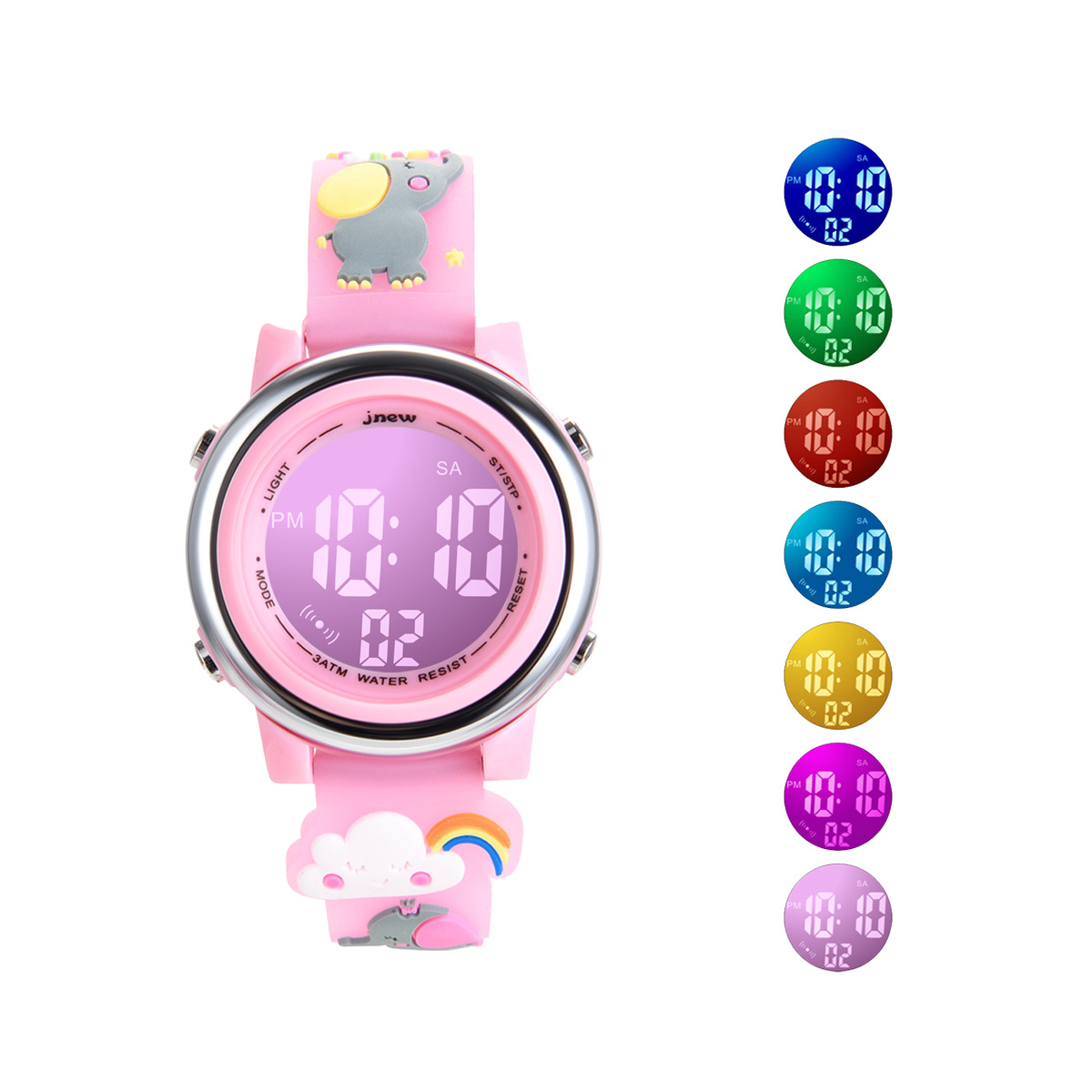 Smartwatch Digital Watches For Girls - UTHAI H120 الأطفال الكرتون ساعة رياضية