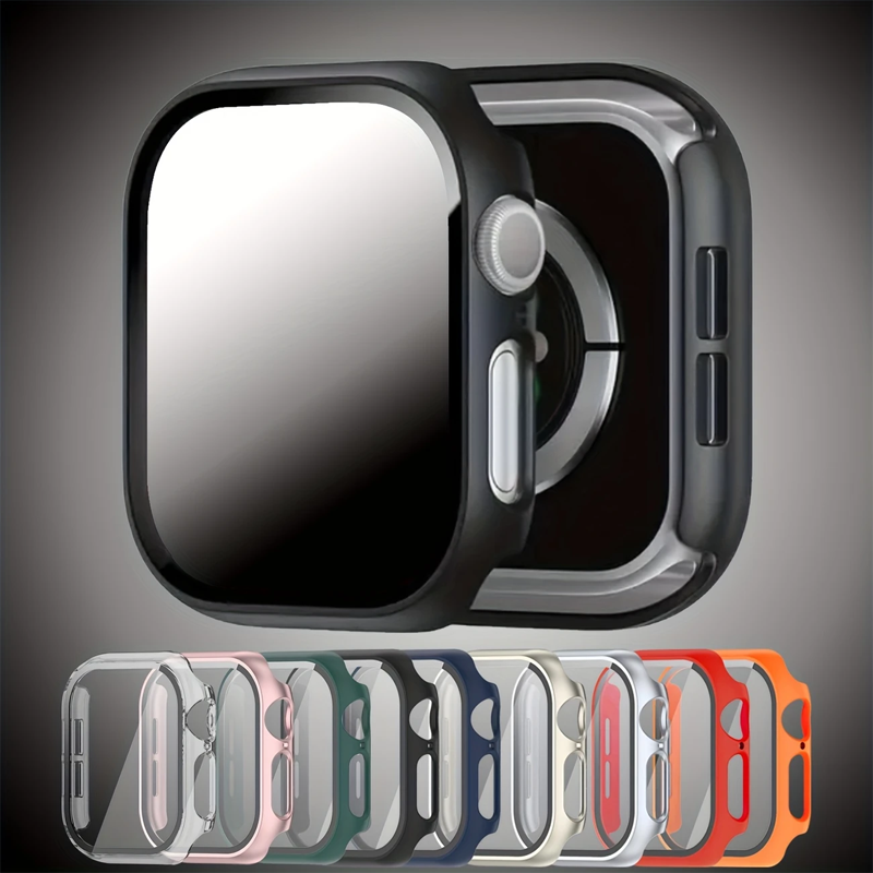 Iwatch Smartwatch Series 7 - زجاج + حافظة لساعة أبل 45