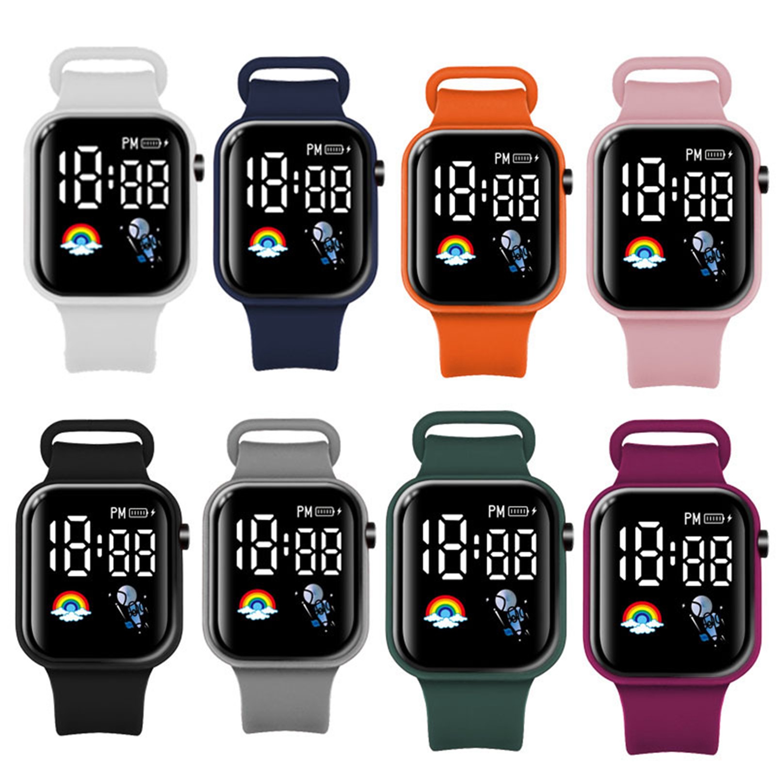 Smartwatch Digital Watches For Girls - ساعة ذكية إلكترونية للأطفال ، ساعات
