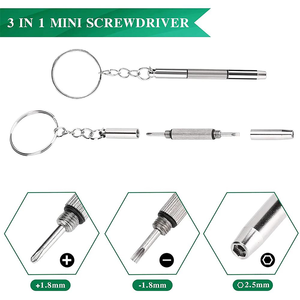 Watchmaker Screwdriver - 1/2/10 قطع مفك براغي صغير 3