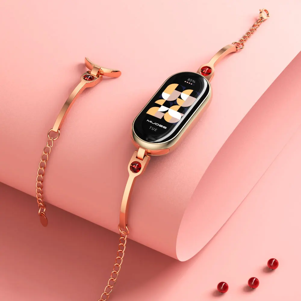 Smartwatch Watches For Girls - حزام بديل من الفولاذ المقاوم للصدأ