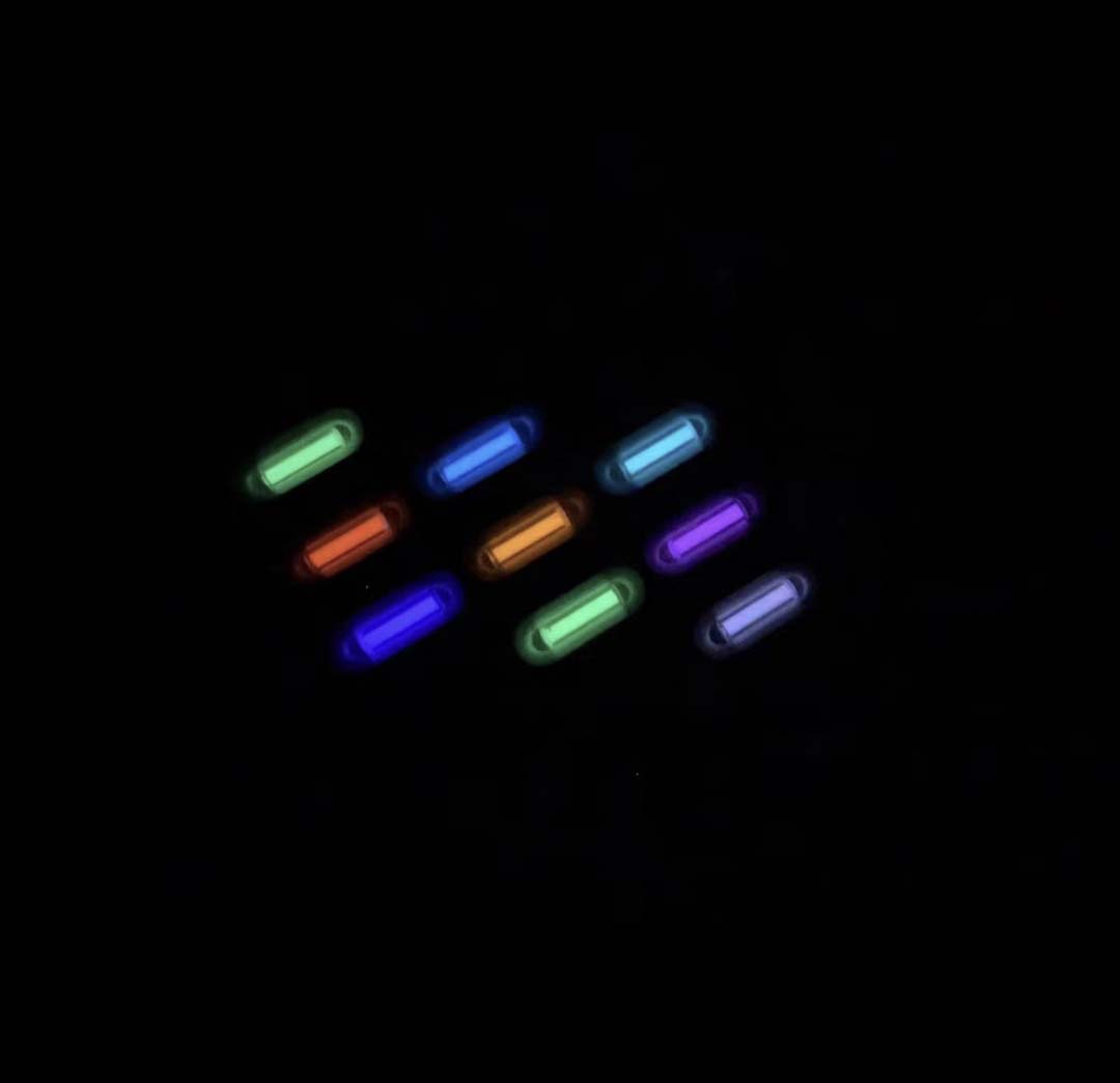 Tritium Gas Tube - 8 حزمة 2*6 مللي متر أنبوب