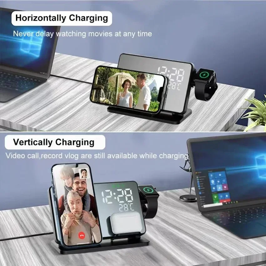 شاحن لاسلكي ساعة منبه حامل سري - مراجعة Watches Smartwatch Samsung وسعره