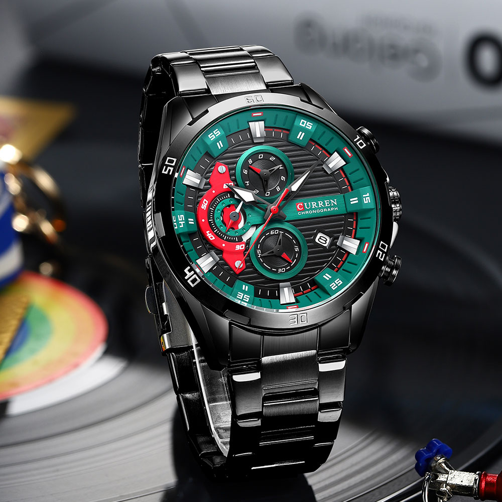 ساعات للرجال CURREN رجل ساعة ا - مراجعة Smartwatch Watches For Men Brands وسعره