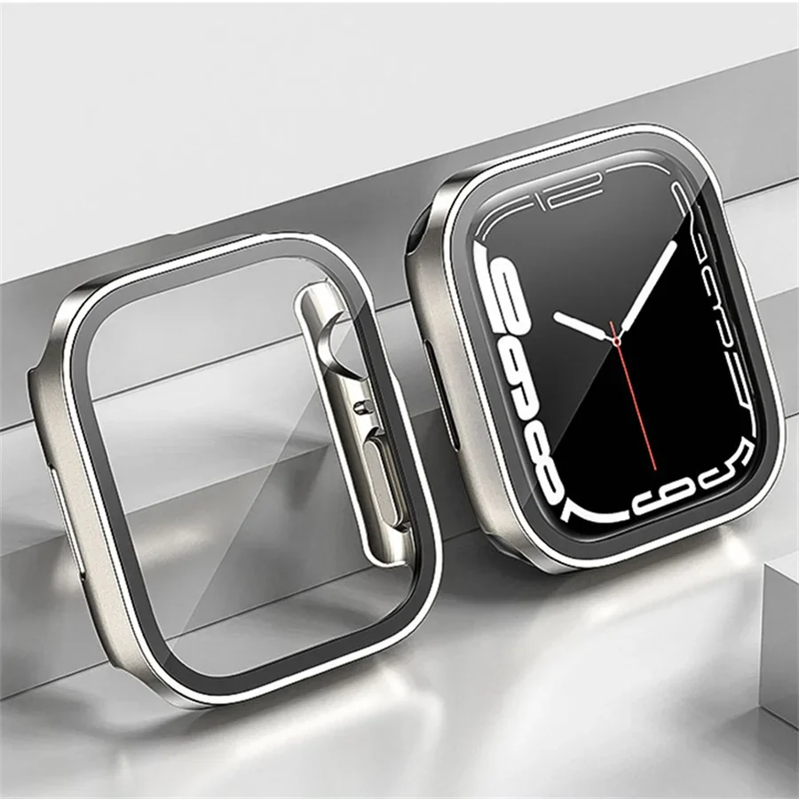 زجاج + غطاء لساعة أبل سلسلة 9  - مراجعة Smartwatch Watches For Girls وسعره