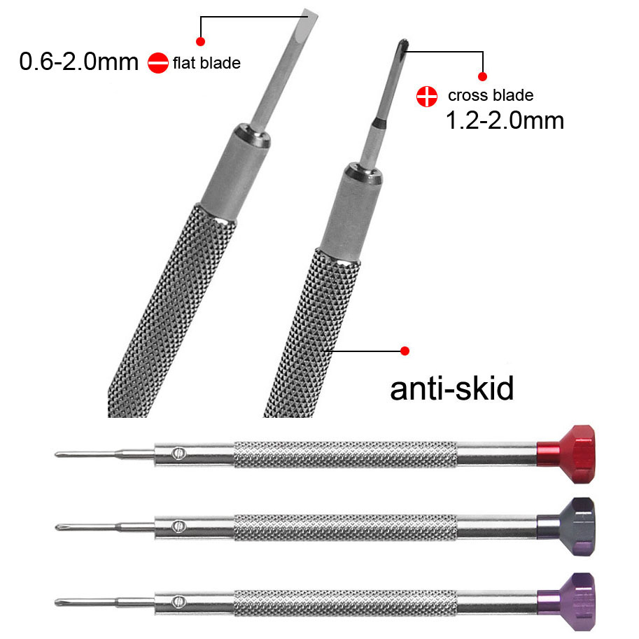 طقم مفكات براغي من الفولاذ الم - مراجعة Watchmaker Screwdriver وسعره