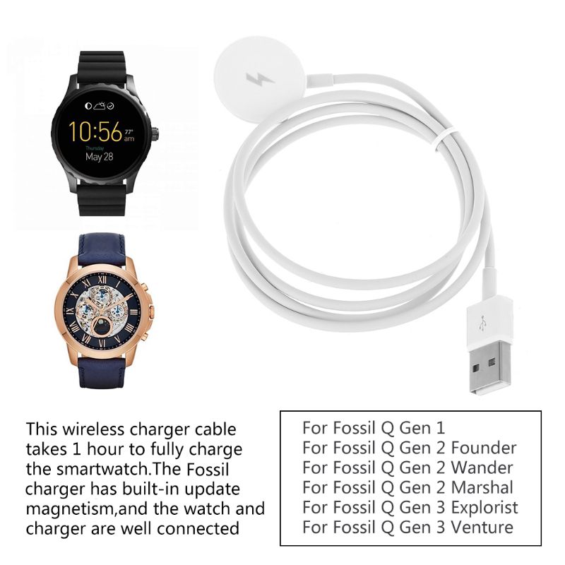 حامل شحن لساعة فوسيل الذكية ال - مراجعة Fossil Watches Smartwatch Gen 3 وسعره