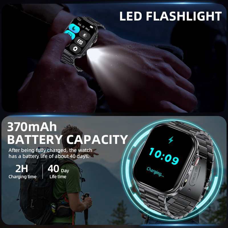 ساعة ذكية LIGE للرجال 2026 بشا - مراجعة Smartwatch Health Watches For Men وسعره