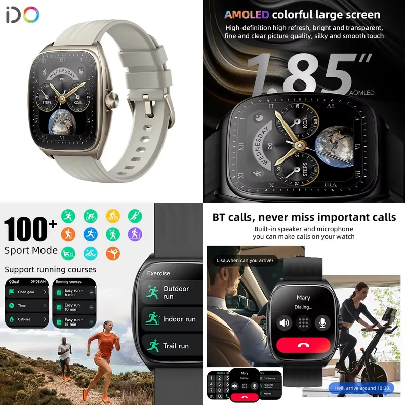 ساعة ذكية رجالية أنيقة 2025 بش - مراجعة Watch Smart Smartwatch وسعره