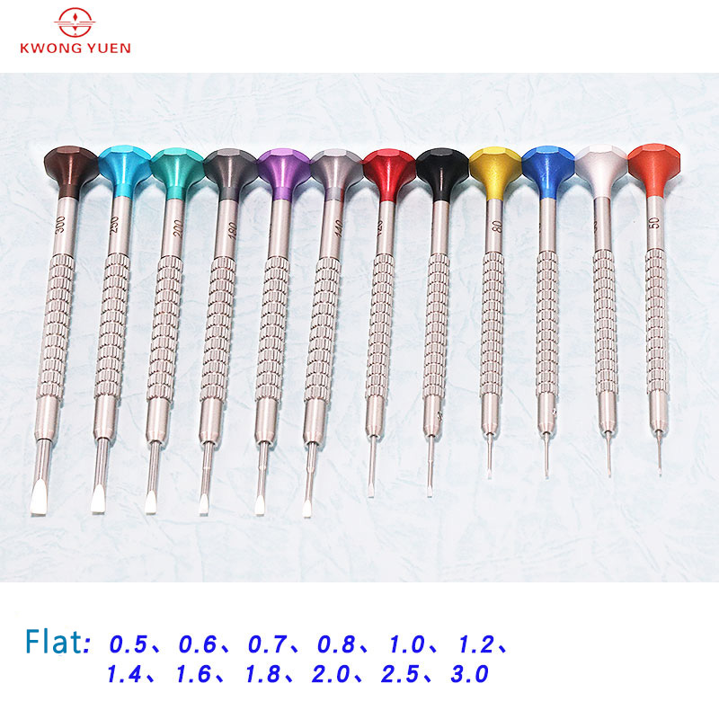 طقم مفكات دقيقة من KWONG مكون  - مراجعة Watchmaker Screwdriver وسعره