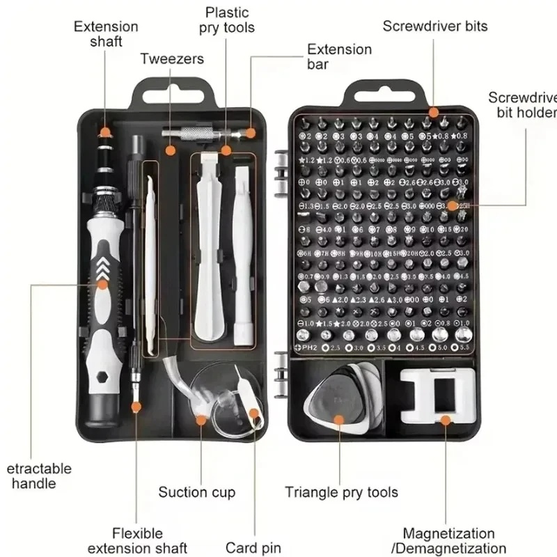 طقم مفكات دقيقة احترافية 115 ف - مراجعة Watchmaker Screwdriver وسعره
