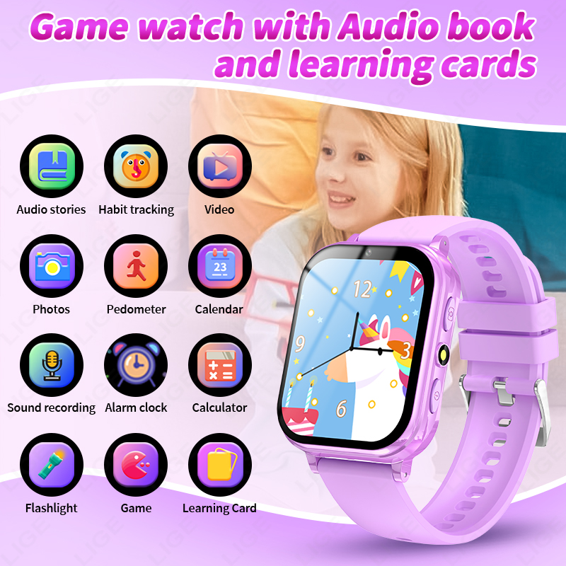 LIGE Kid Digital Smart Watch ط - مراجعة Smartwatch Digital Watches For Girls وسعره