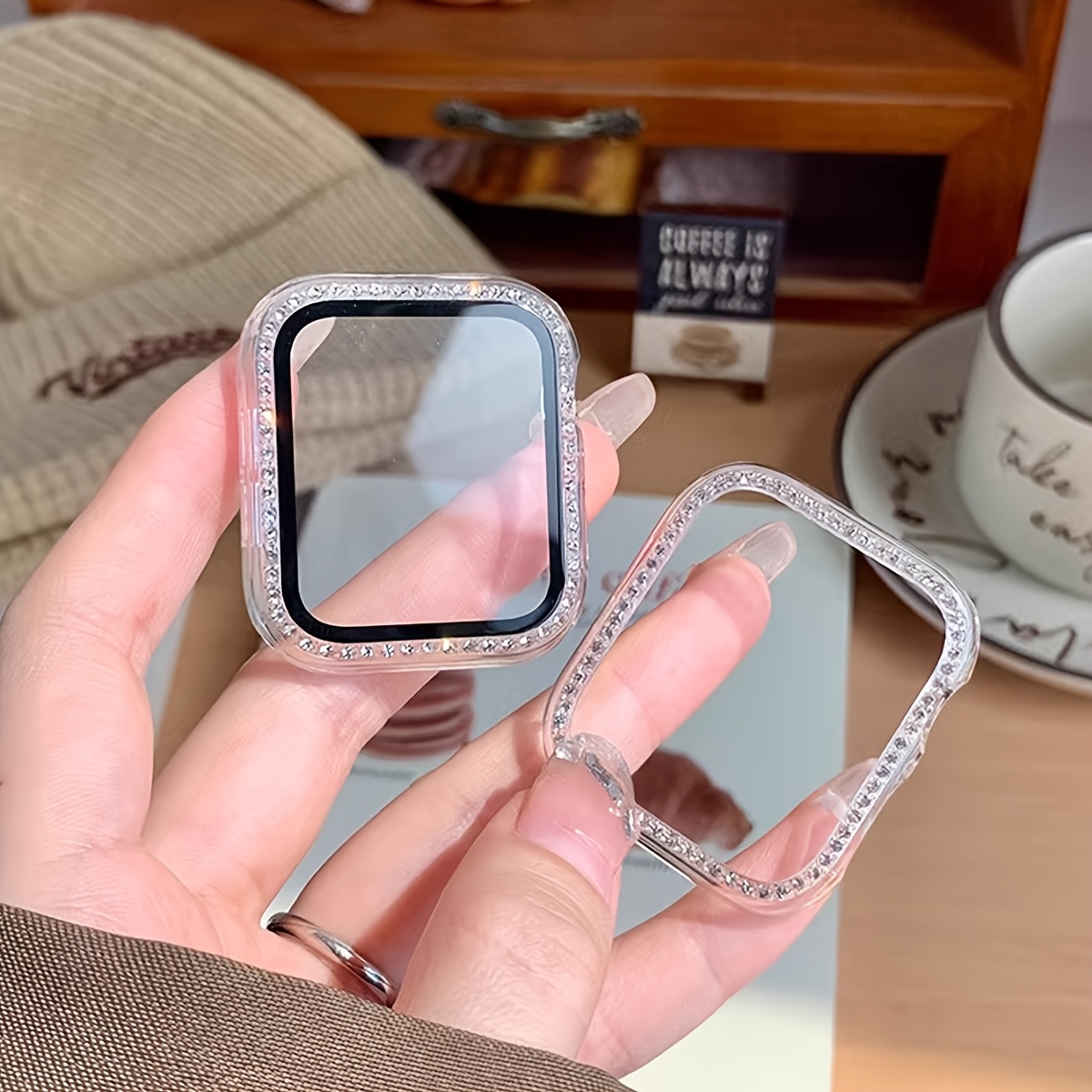 حافظة زجاجية + ماسية لسلسلة سا - مراجعة Iwatch Smartwatch Series 7 وسعره