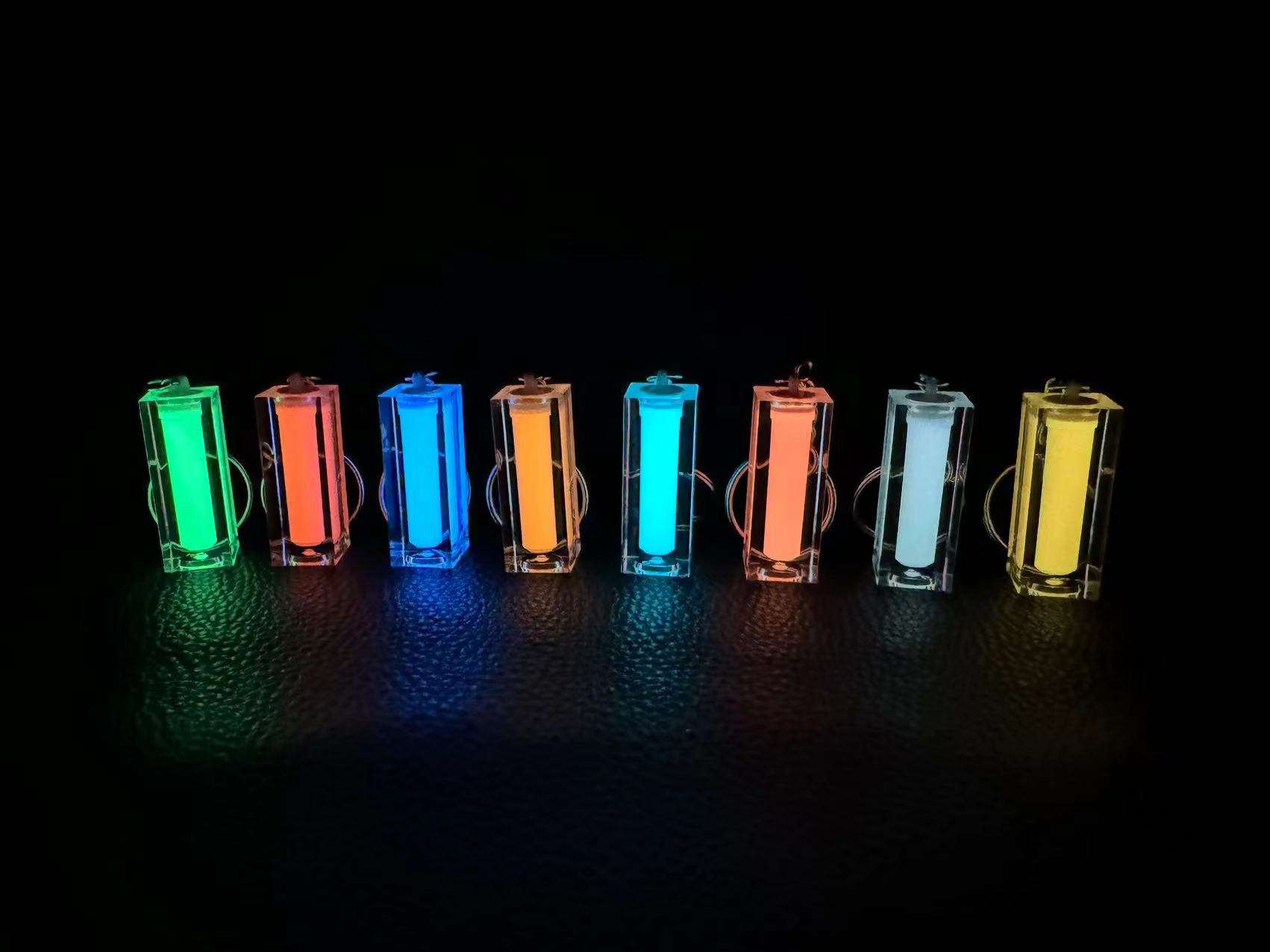 كيس مفتاح قلادة نايتجلوس ، ملح - مراجعة Tritium Gas Tube وسعره