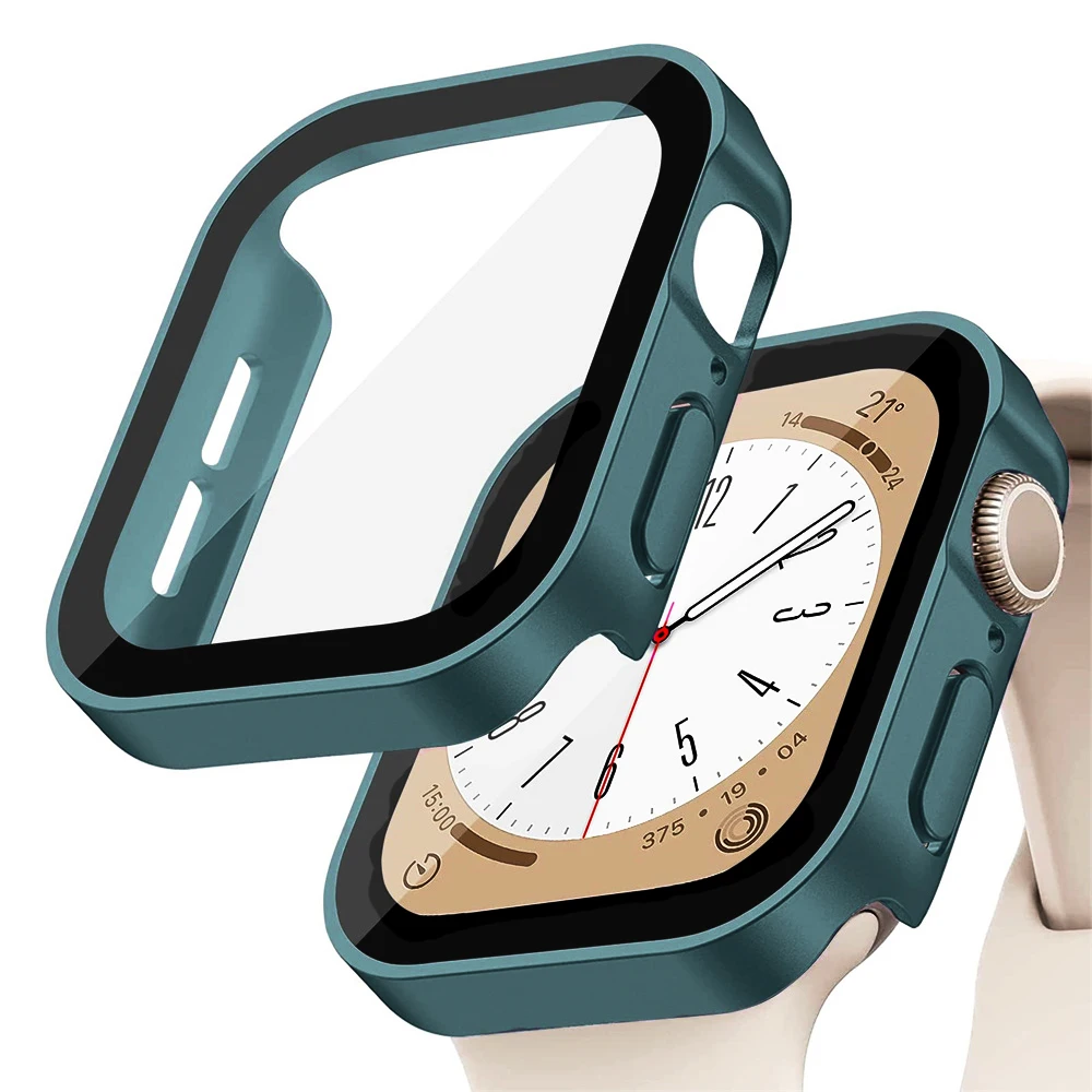 زجاج + غطاء لساعة أبل سلسلة 8  - مراجعة Smartwatch Watches For Girls وسعره