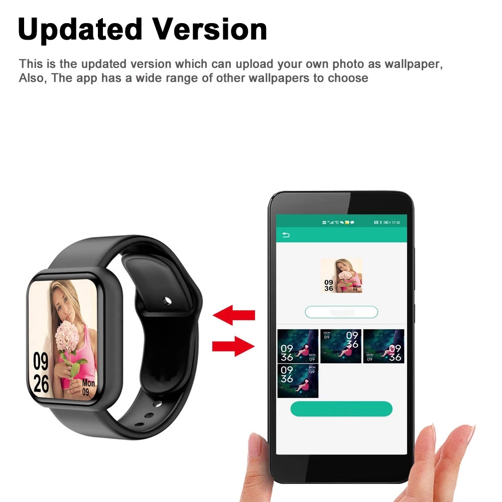 ساعة ذكية للرجال والنساء، وضع  - مراجعة Smartwatch Watches For Girls وسعره