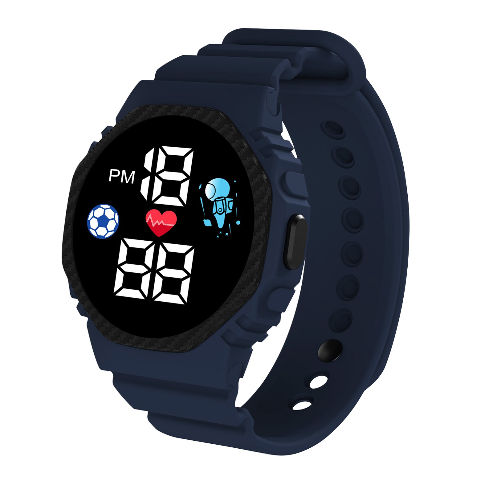 ساعة ذكية متعددة الألوان للأطف - مراجعة Smartwatch Digital Watches For Girls وسعره