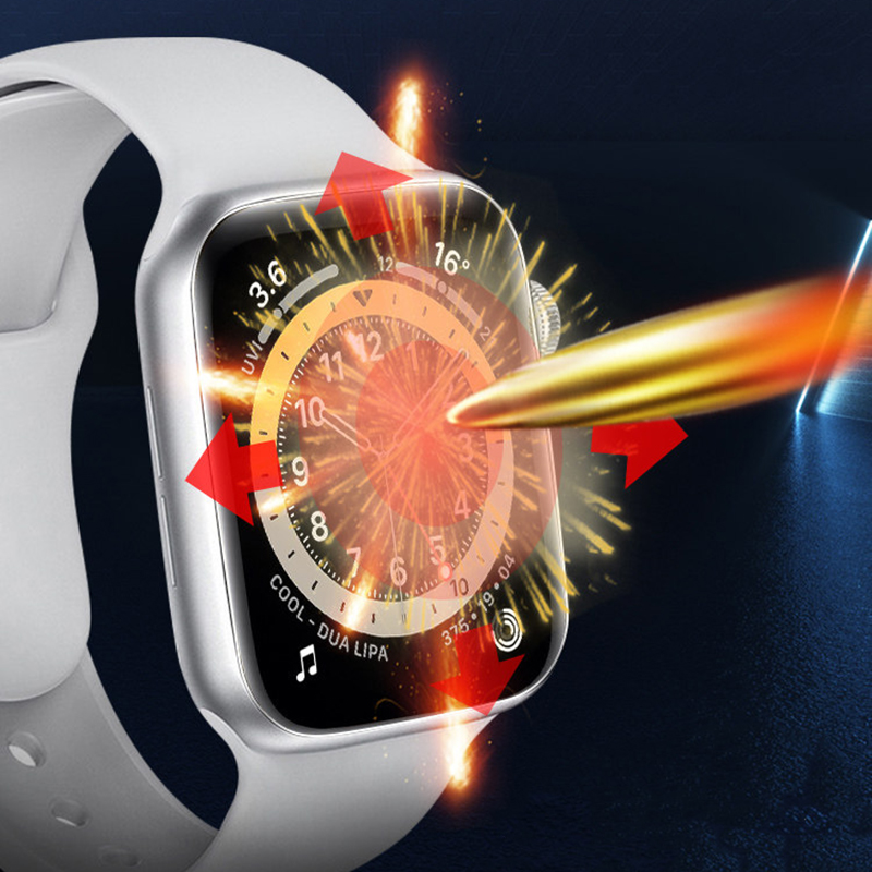 واقي شاشة لساعة أبل سلسلة 9 8  - مراجعة Iwatch Smartwatch Series 7 وسعره