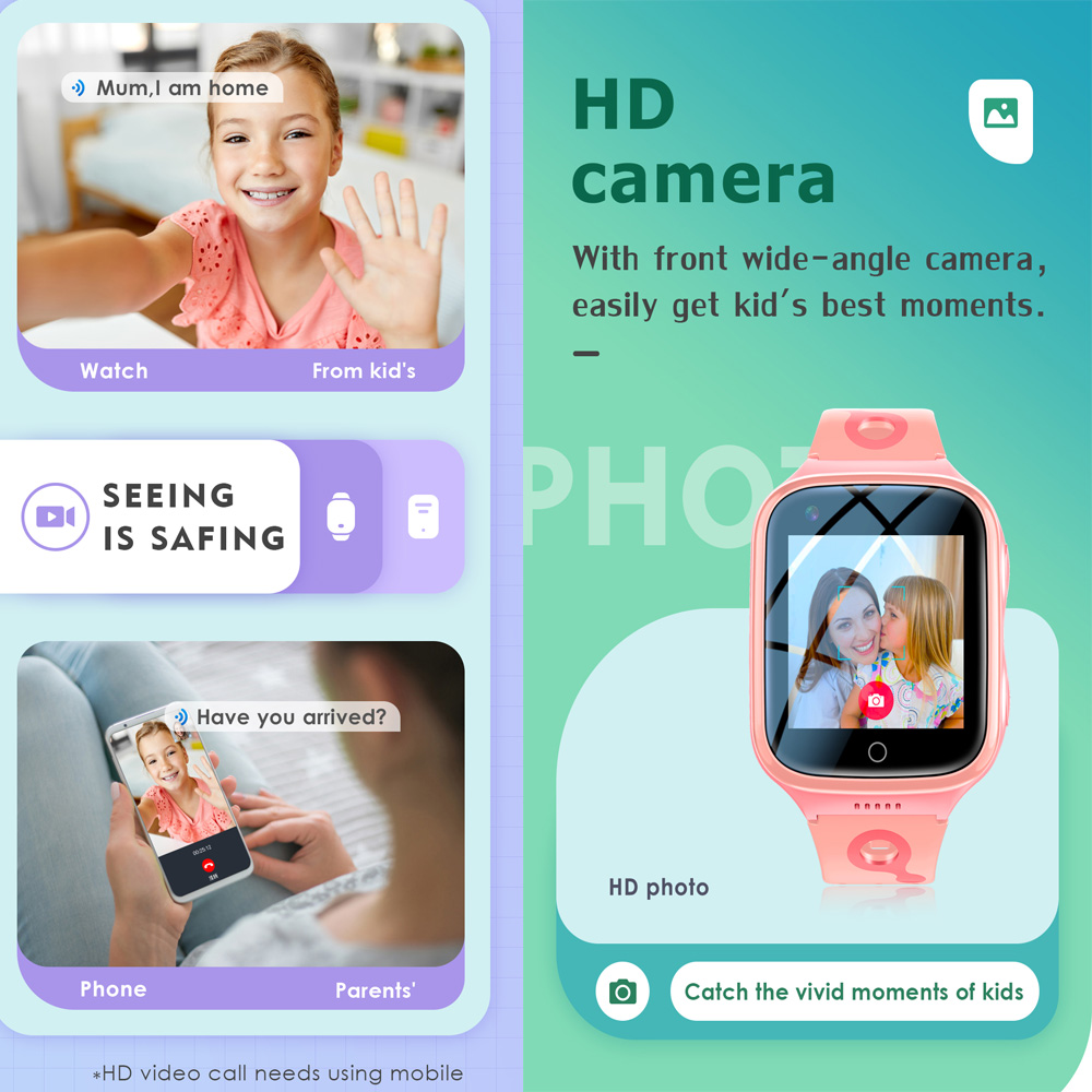 ساعة ذكية للأطفال مقاومة للماء - مراجعة Smartwatch Digital Watches For Girls وسعره