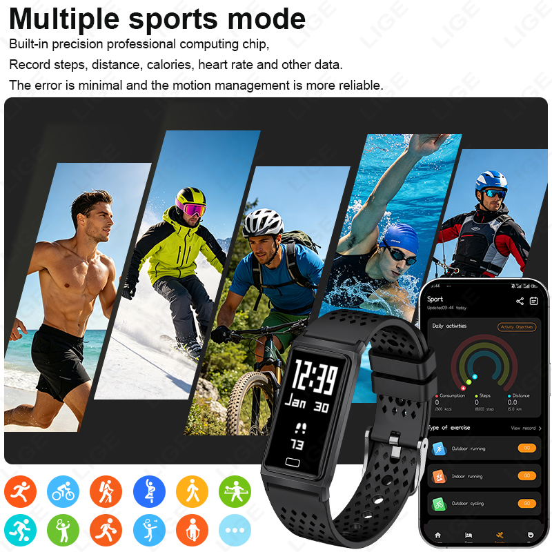 ساعة ذكية جديدة فائقة النحافة  - مراجعة Smartwatch Slim Watches For Men وسعره