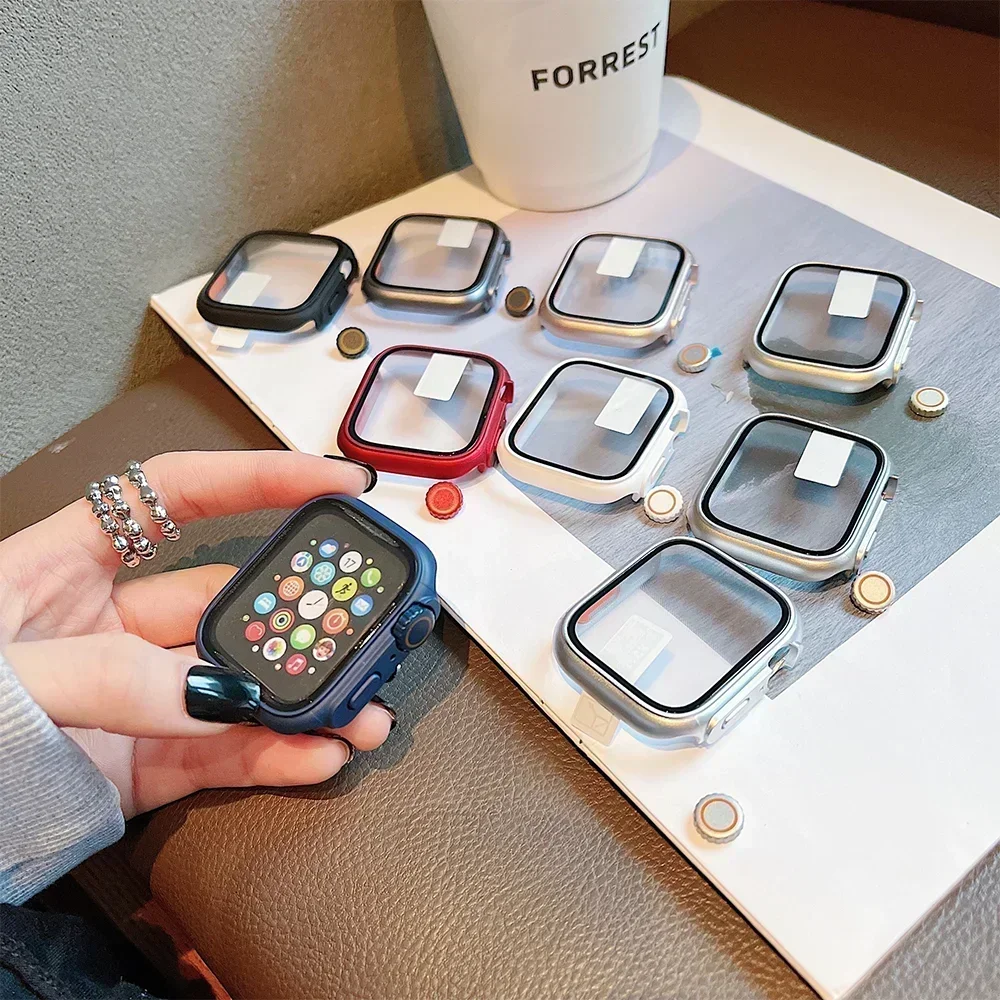 زجاج مقسى وغطاء لساعة أبل ، وا - مراجعة Iwatch Smartwatch Series 7 وسعره