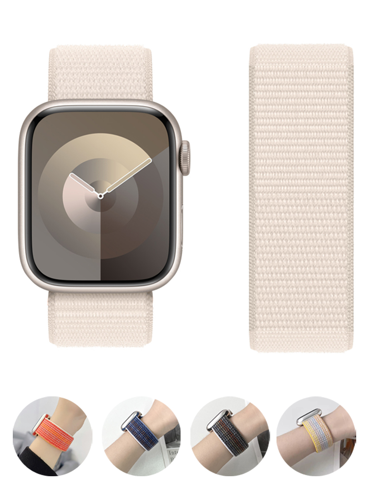 حلقة نايلون للساعة ، سوار رياض - مراجعة Iwatch Smartwatch Series 7 وسعره