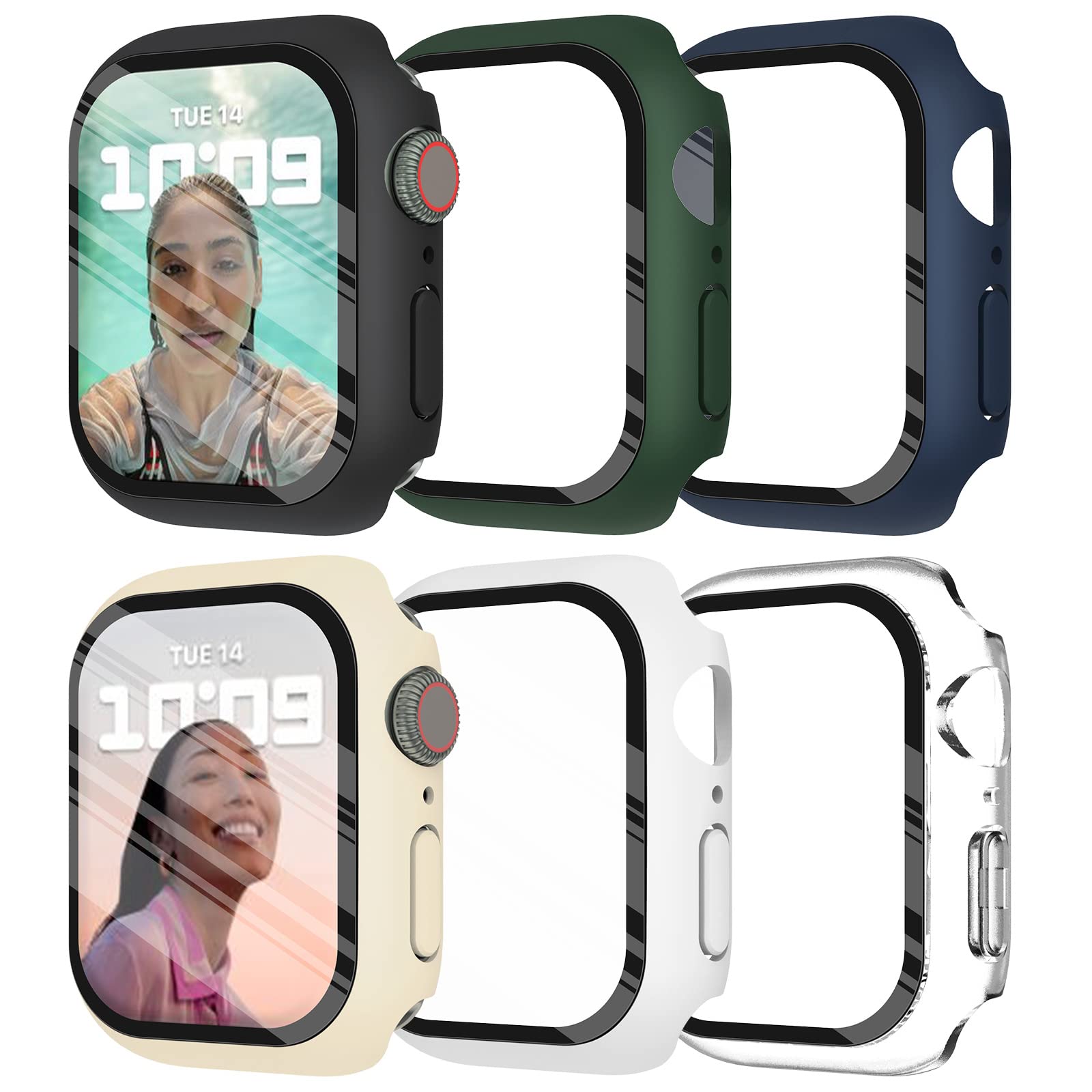 الزجاج المقسى + غطاء لساعة أبل - مراجعة Iwatch Smartwatch Series 7 وسعره