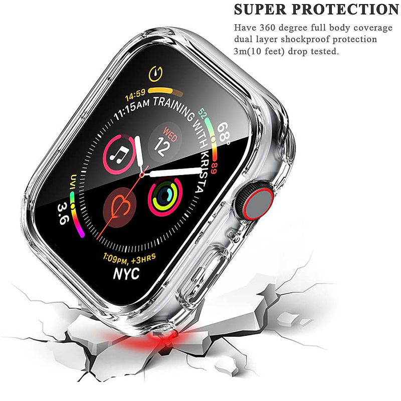 الزجاج المقسى + غطاء لساعة أبل - مراجعة Iwatch Smartwatch Series 7 وسعره