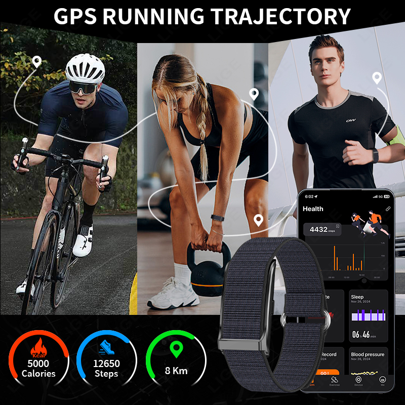 LIGE ساعة ذكية معدل ضربات القل - مراجعة Smartwatch Sports Watches For Women وسعره