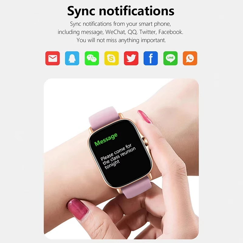 ساعة ذكية رياضية مقاومة للماء  - مراجعة Smartwatch Health Watches For Men وسعره