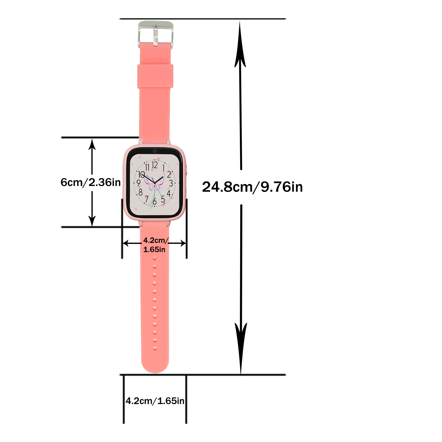 ساعة أطفال هدايا عيد ميلاد للط - مراجعة Smartwatch Digital Watches For Girls وسعره