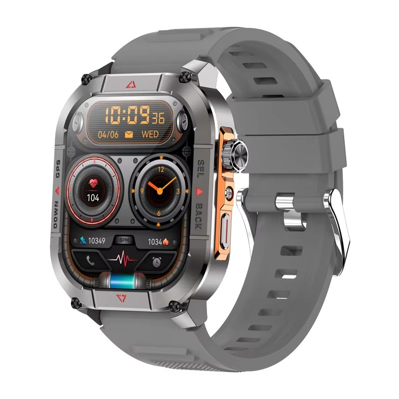 جديد HK84 الرجال ساعة ذكية AMO - مراجعة Smartwatch Health Watches For Men وسعره