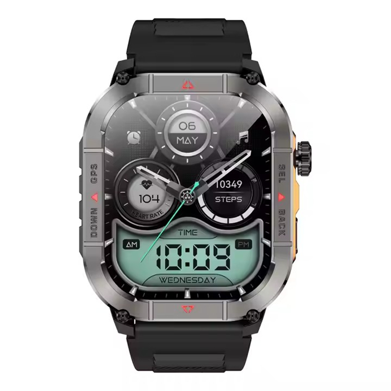 جديد HK84 الرجال ساعة ذكية AMO - مراجعة Smartwatch Health Watches For Men وسعره