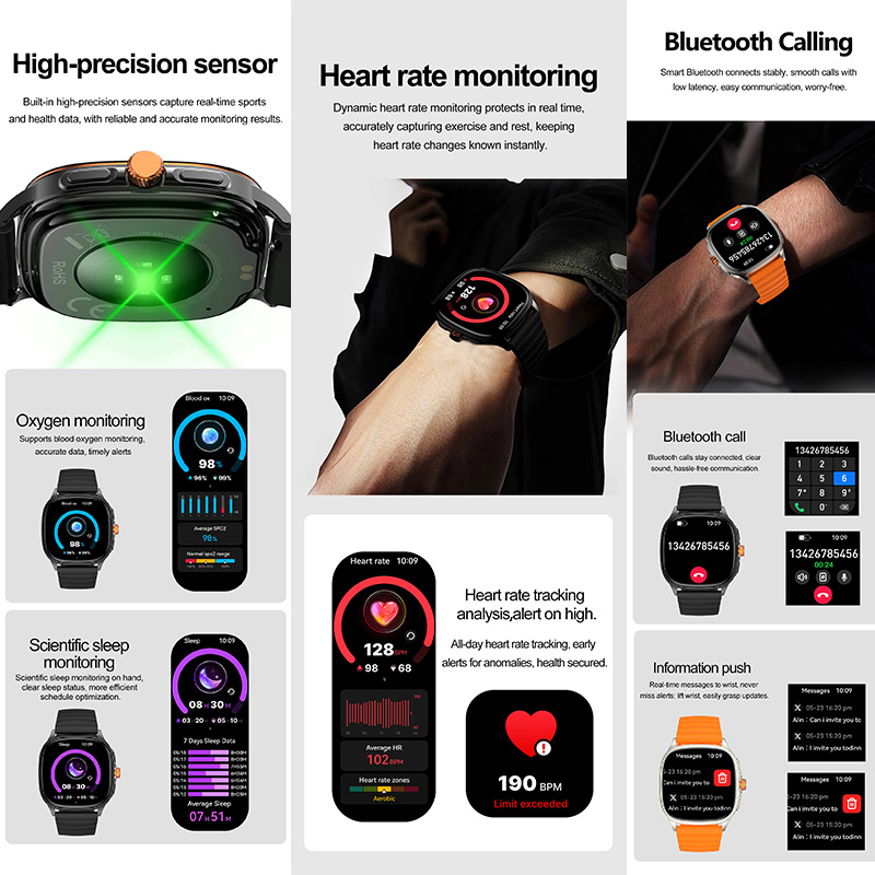 ساعة ذكية YAOCX HK73 AMOLED لل - مراجعة Smartwatch Sports Watches For Women وسعره