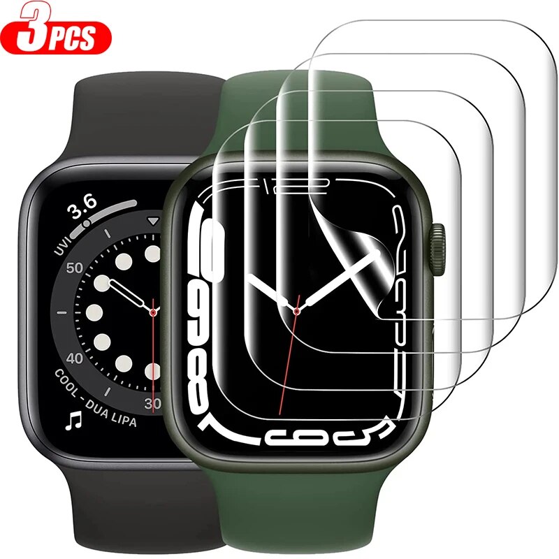 واقي شاشة لساعة أبل ، السلسلة  - مراجعة Iwatch Smartwatch Series 7 وسعره