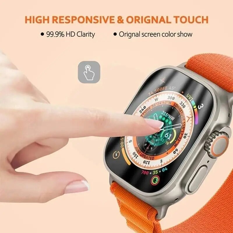 واقي شاشة لساعة أبل ، السلسلة  - مراجعة Iwatch Smartwatch Series 7 وسعره