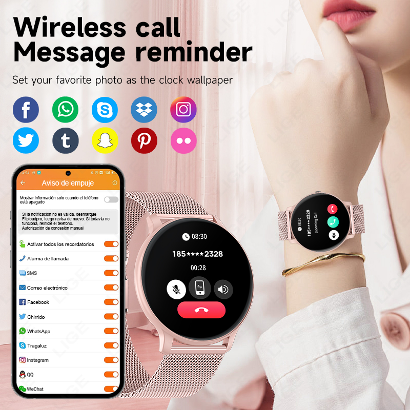 ساعة ذكية جديدة للنساء 2026 مع - مراجعة Smartwatch Health Watches For Men وسعره