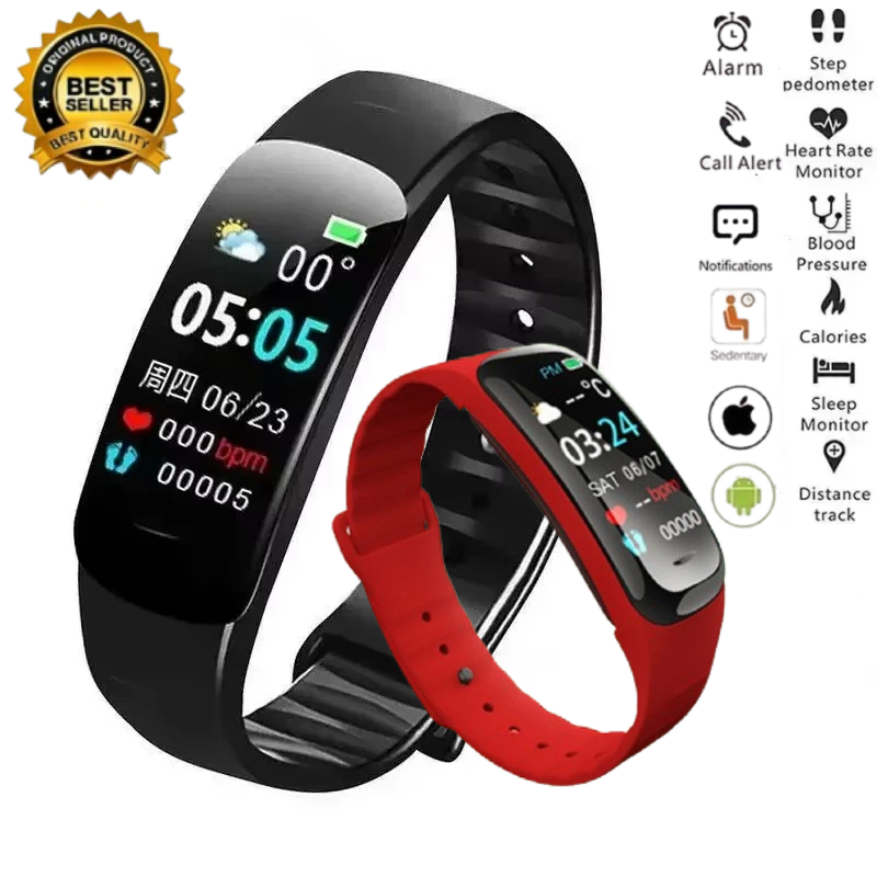 ساعة ذكية C1 Plus لتتبع اللياق - مراجعة Smartwatch Sports Watches For Women وسعره