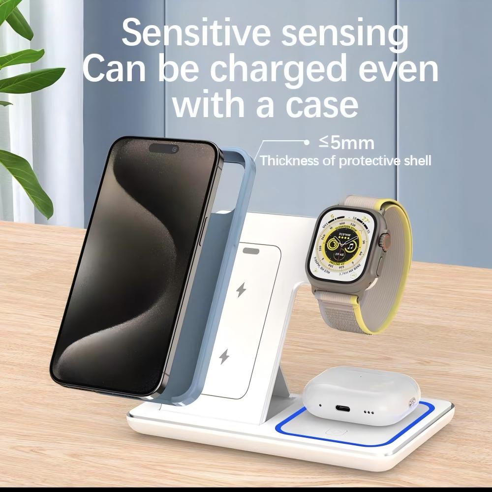 حامل شحن لاسلكي 3 في 1 قابل لل - مراجعة Watches Smartwatch Samsung وسعره
