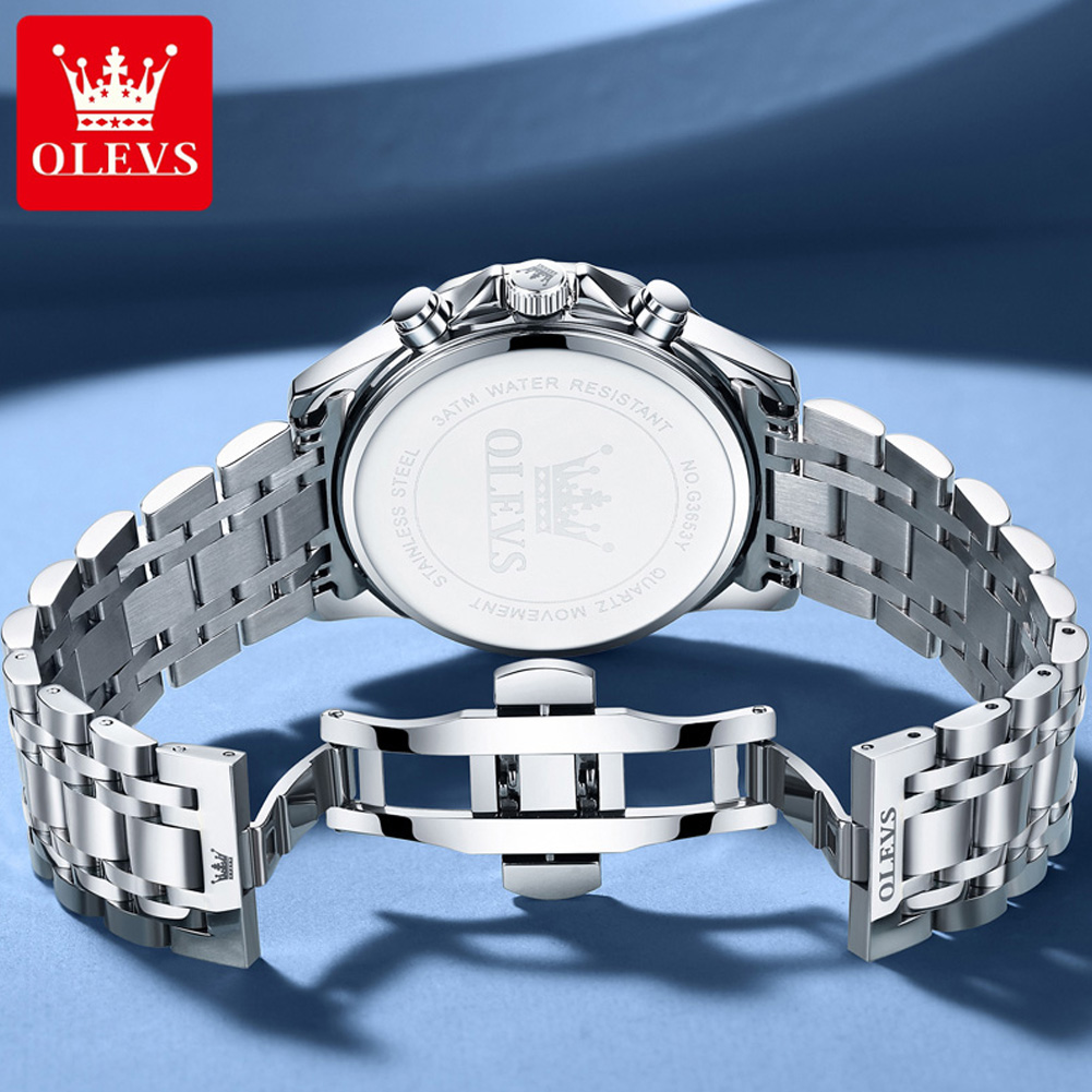 ساعة رجالية من ماركة OLEVS 365 - مراجعة Smartwatch Watches For Men Brands وسعره