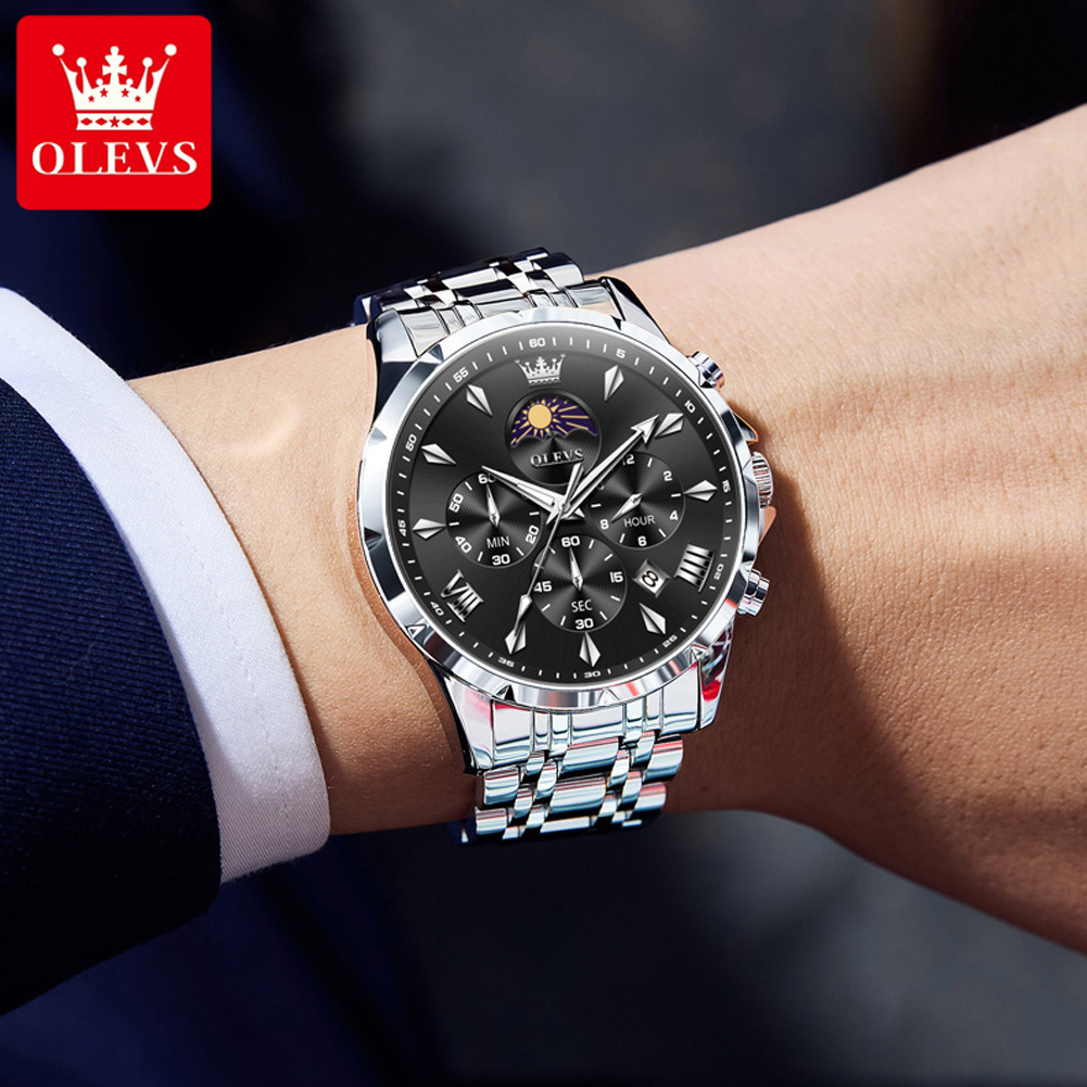 ساعة رجالية من ماركة OLEVS 365 - مراجعة Smartwatch Watches For Men Brands وسعره