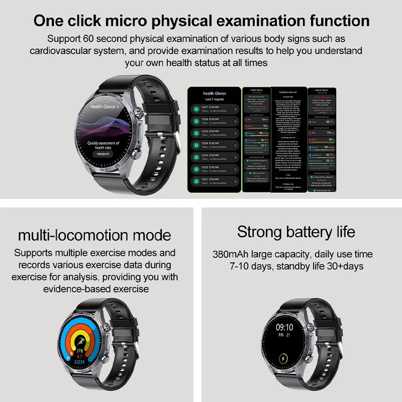 ساعة ذكية جديدة 2026 لمراقبة ت - مراجعة Smartwatch Health Watches For Men وسعره
