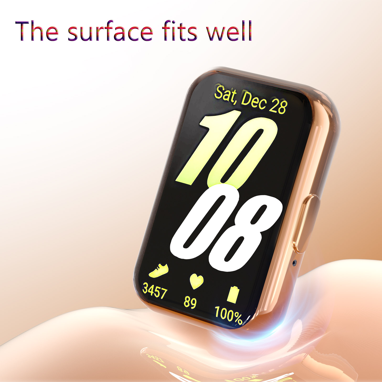 غطاء لسامسونج غالاكسي فيت 3 ،  - مراجعة Smartwatch Watches For Girls وسعره