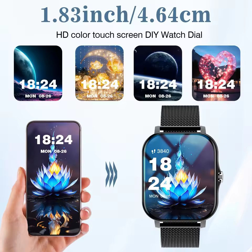 ساعة ذكية جديدة 2026 مع ميزة ا - مراجعة Smartwatch Health Watches For Men وسعره