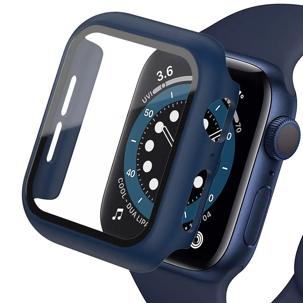 الزجاج المقسى + غطاء لساعة أبل - مراجعة Iwatch Smartwatch Series 7 وسعره